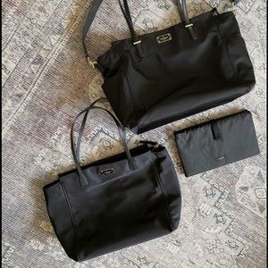 Matching kate spade diaper bag and tote purse. Diaper bag NWOT